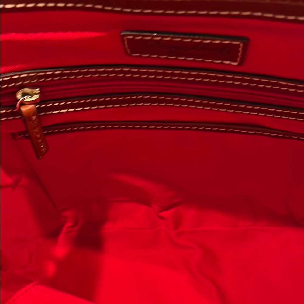 NWT-Dooney & Bourke Black and Brown Satchel - Picture 3 of 5
